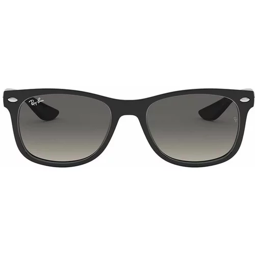 Ray-ban Otroška sončna očala Junior New Wayfarer črna barva, 0RJ9052S