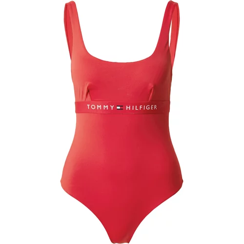 Tommy Hilfiger Underwear Enodelne kopalke rdeča / off-bela