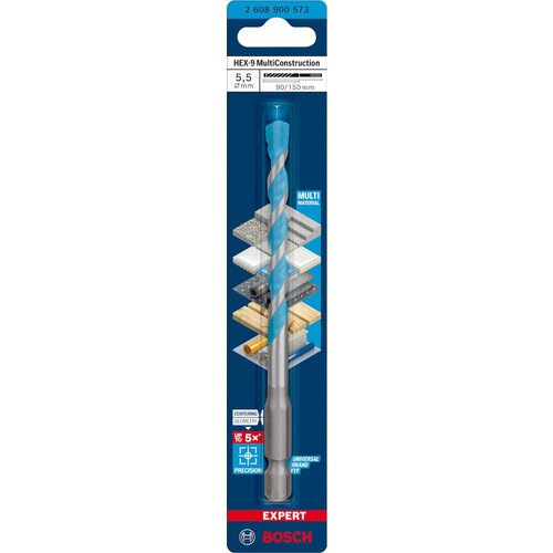 Bosch EXPERT HEX-9 MultiConstruction burgija 5,5 x 90 x 150 mm - 2608900573 Slike