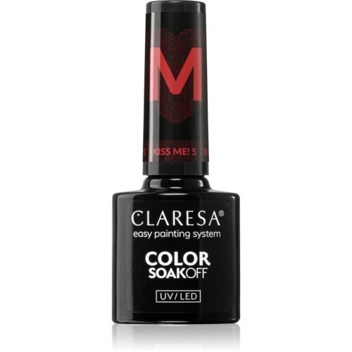 Claresa SoakOff UV/LED Color Kiss Me gel lak za nokte nijansa KISS ME 5 5 g Cijene