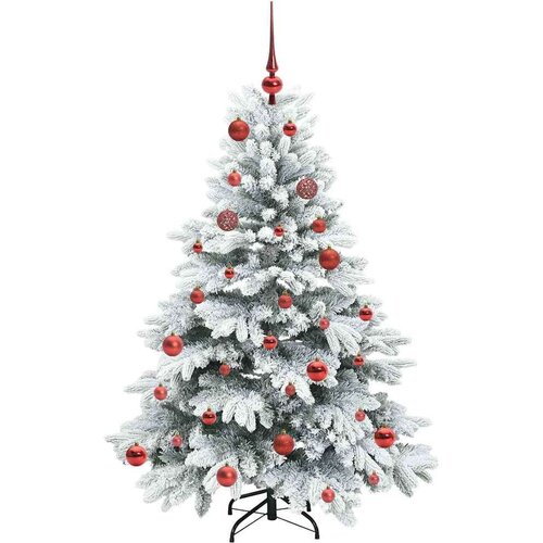 VidaXL Umjetno božićno drvce s stalakom Zelena 150 cm PE i PVC Slike