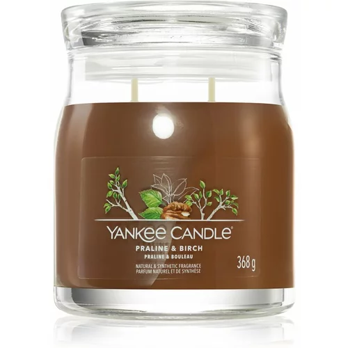 Yankee Candle Praline & Birch dišeča sveča 368 g