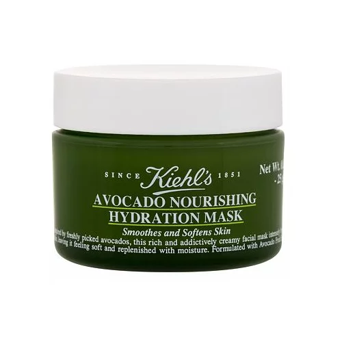 Kiehls Avocado Nourishing Hydration Mask hranljiva in vlažilna maska za obraz 25 g za ženske
