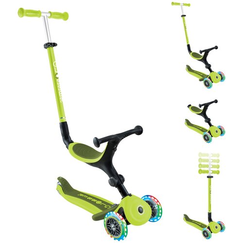 Globber romobil GO UP Active sklopivi, svjetleći kotači zelen Cijene