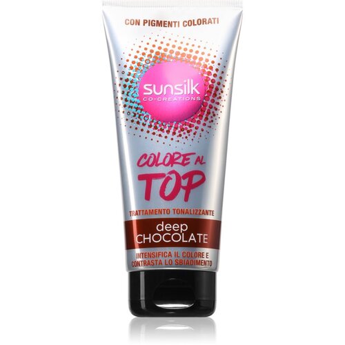 Sunsilk Top Colour intenzivna nega za nevtralizacijo medeninastih podtonov Deep Chocolate 180 ml Slike