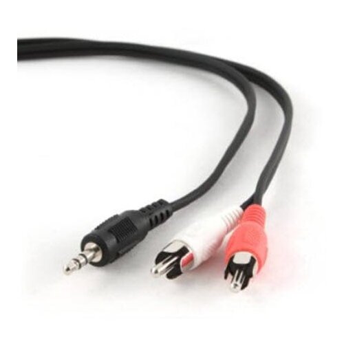 GEMBIRD EUROPE&amp;sect;Port na kablu:3.5mm Audio Jack&amp;sect;Port:Audio Kabl Audio kabl GEMBIRD CCA-458-2.5M, 3,5mm stereo to 2 phono, 2.5m Slike