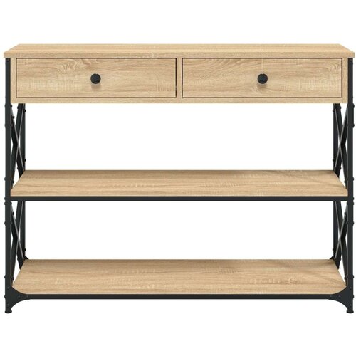  Konzolni stol boja hrasta sonome 100x28x75 cm konstruirano drvo Slike