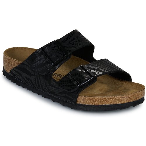 Birkenstock Natikači Arizona SYN Soft Zebra Black Črna Slike