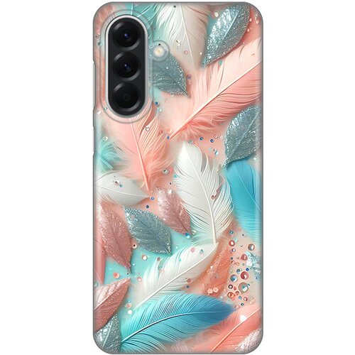  torbica silikonska print za samsung A566B galaxy A56 5G pastel feathers Cene