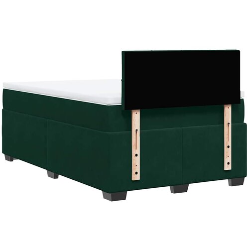 Box spring krevet s madracem tamnozeleni 120x200 cm bar&amp;scaron;unasti Slike