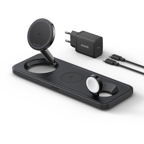 Anker kućni punjač bežična stanica 3U1 Mag Go Pad 15W Black Cijene