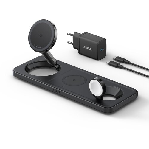 Anker MagGo Wireless (15W, 3-in-1 Pad) - Black Slike