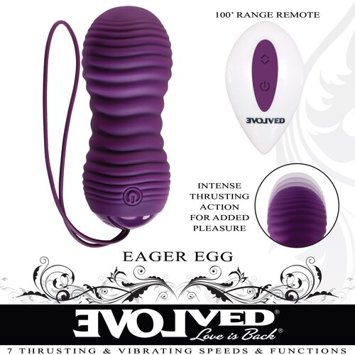 Evolved Eager Egg Vibrating Egg Purple Cijene