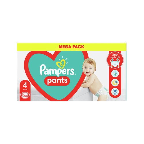 Pampers baby gaćice 4 mega pack 108 komada Cene