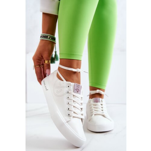 Kesi Women's Low Sneakers Cross Jeans JJ2R4053C White Slike