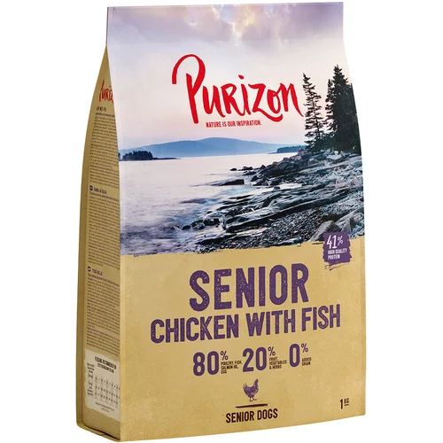 Purizon Senior piletina i riba - bez žitarica - 4 x 1 kg