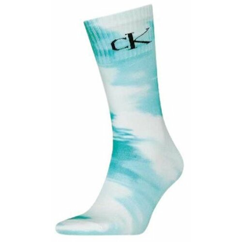Calvin Klein tirkizno-bele muške čarape CK701226760-002 Slike