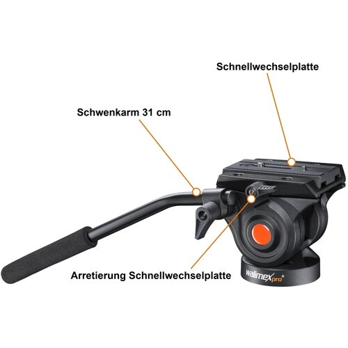  Walimex pro fluidna glava za stativ/tripod VFP-062 Cijene