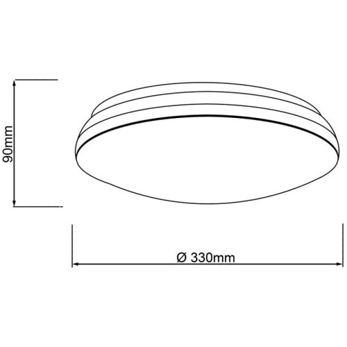 Brilliant LED RGBW prigu&amp;scaron;iva stropna svetiljka MIDWAY LED/14W/230V + daljinski upravljač Slike