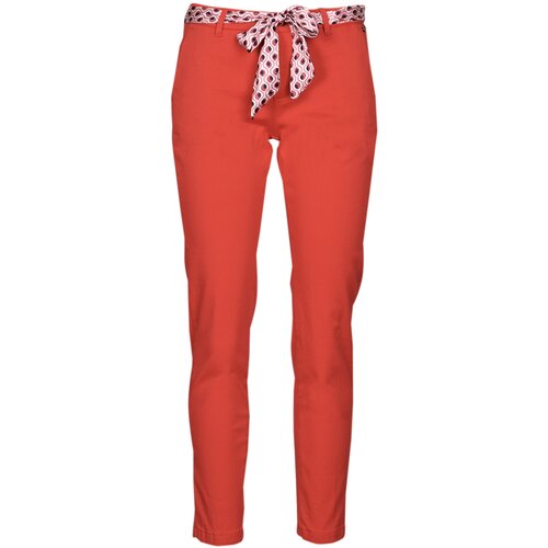 Freeman T.Porter Hlače Chino / Carrot CLAUDIA FELICITA Rdeča Slike