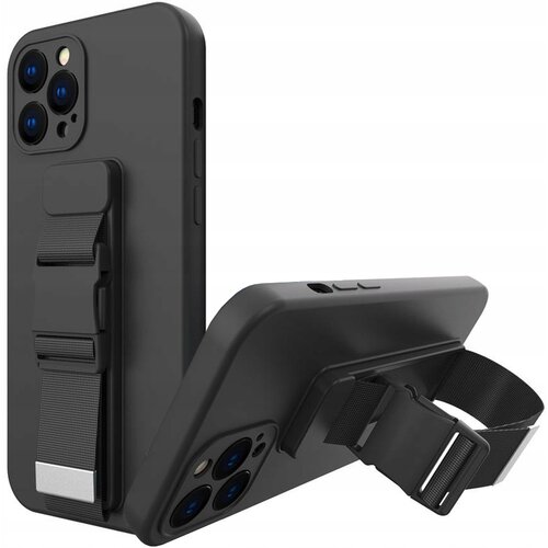 HURTEL ROPE OVITEK OVITEK OHIŠJE Z LEČO ZA IPHONE 13 PRO MAX ČRN, (21910741) Cene