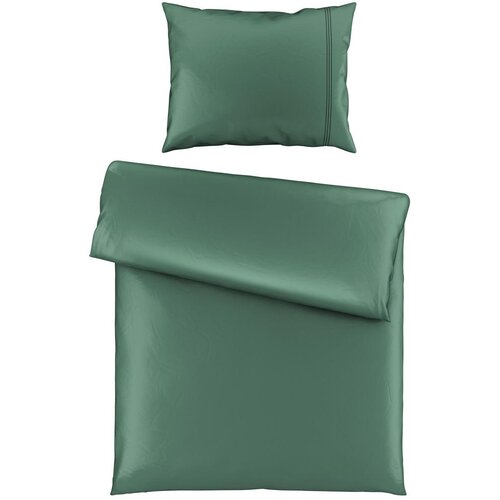 Bio:Vio posteljnina mavie 140/200 cm saten zelena Cene