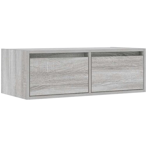  ormarić s LED svjetlima boja hrasta sonome 75x35,5x25 cm Slike