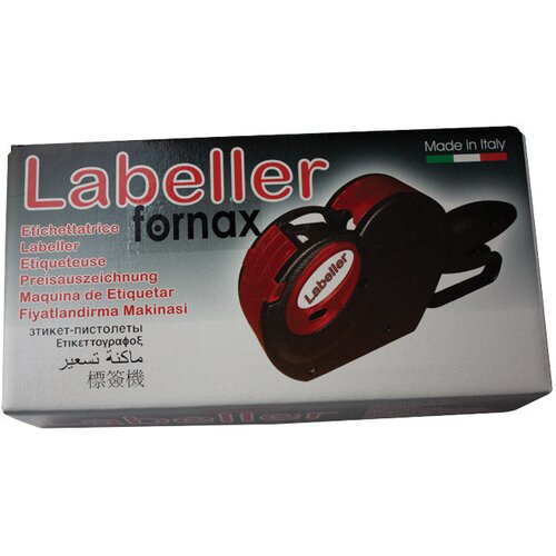  APARAT ZA LJEPLJENJE ETIKETA 26X16MM DVOREDNI (EUR, KM, KN) FORNAX Slike