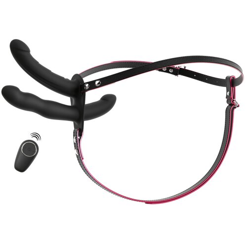 You2Toys RC Double Outside Strap-on Black Slike