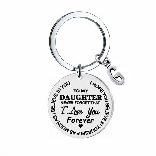 INF Obesek za ključe z oznako "To my Daughter" (Moji hčerki) Nerjaveče jeklo, (21245908) Cene