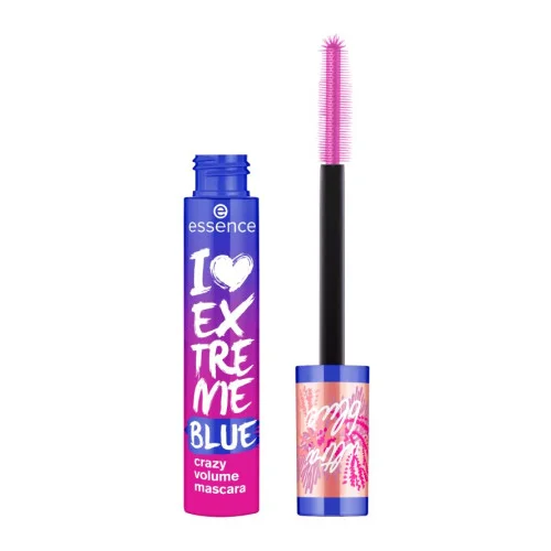 Essence maskara - Live Life In Coral I LOVE EXTREME BLUE Crazy Volume Mascara - 01 Blue-tiful Corals!