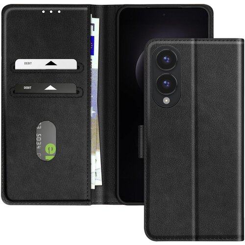 AVIZAR Ohišje za Samsung Galaxy S25 Edge Clapet Portfelj in video držalo, Črna, (5000012513) Cene