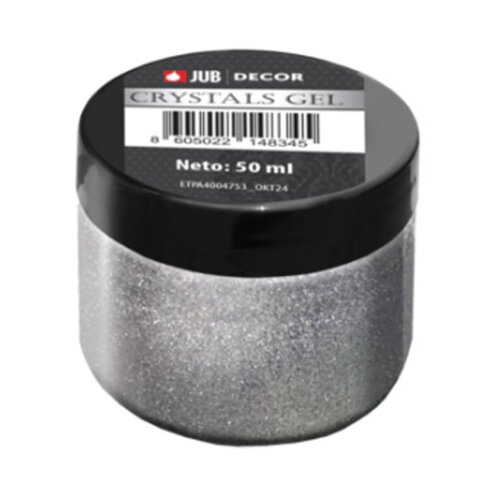 Jub Boja šljokice srebrene DECOR GEL 50ml Cijene