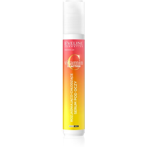 Eveline Cosmetics Vitamin C 3x Action posvetlitveni serum za predel okoli oči roll-on 15 ml Cene