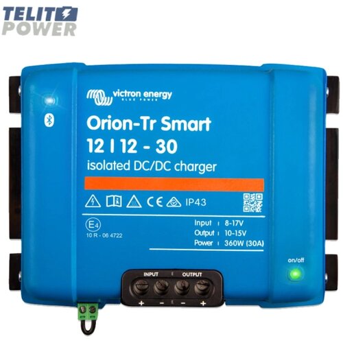 Victron Energy Victron Orion-Tr Smart 12/12-30A DC-DC Konverter &ndash; 360W pretvarač za 12V sisteme Cene