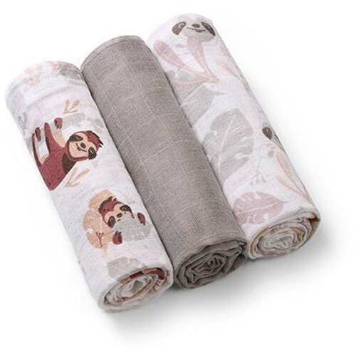 BabyOno 348/10 pelene muslin 3kom sive Slike