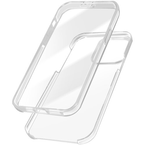 AVIZAR Celoten ovitek za iPhone 15 s trdim zadnjim in mehkim sprednjim delom, Prozorno, (5000011302) Cene