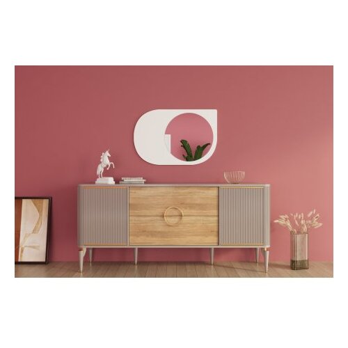 Hanah home Mirror Pubble, bijela Cijene