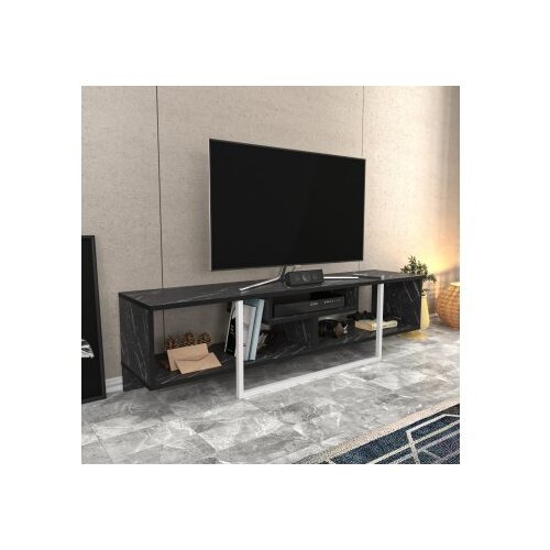HANNAH HOME TV komoda Asal 150 Crno-Bijela Slike