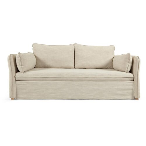 Kave Home Sklopiva sofa sivo-bež 210 cm Tanit – Cijene