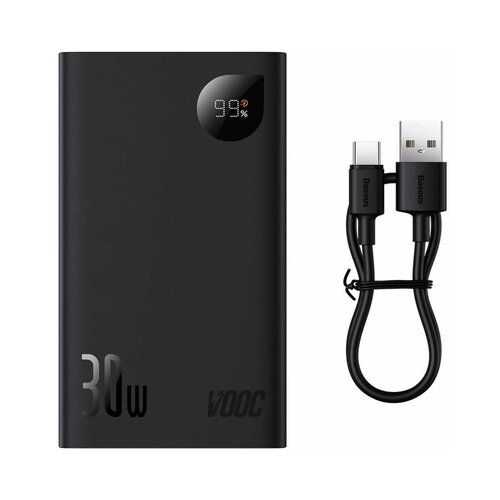 Baseus Adaman 2 Powerbank, 20000mAh, 30W, 3xUSB, USB-C, črna Cene