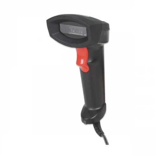 Manhattan Linear CCD Handheld Barcode Scanner, USB, 500mm Scan Depth, IP54 rating, Cable length 1.5m, Max Ambient Light 100,000 lux (sunlight), Black, Three Year Warranty Cene
