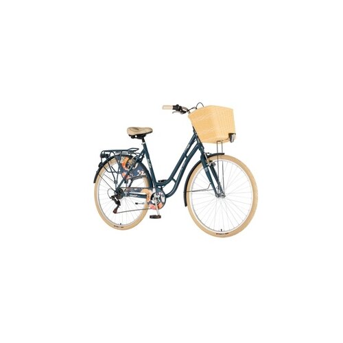 Visitor bicikl fashion bella alu 28" alu 21" v-brake 6 brzina 155-178cm (s/m) plavi uv sjaj 1282075 Cene