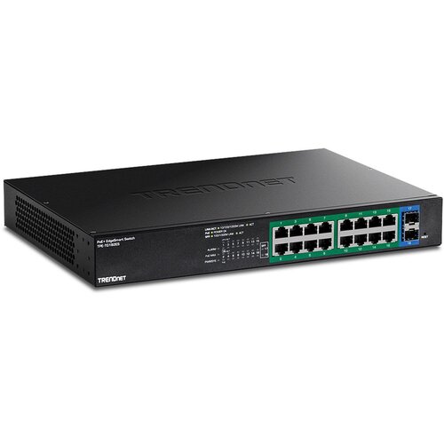  Trendnet TPE-TG182ES network switch Managed Gigabit Ethernet (10 /100 /1000) Power over Ethernet (PoE) Black Slike