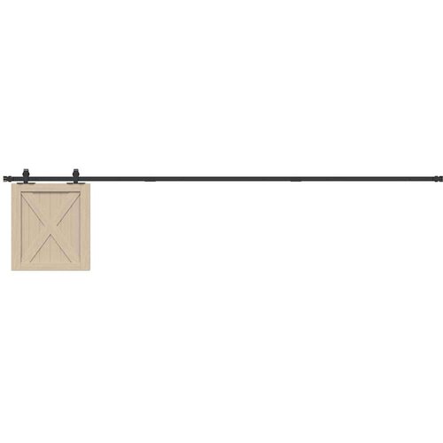 vidaXL Komplet drsnih vrat omarice 244 cm ogljikovo jeklo Cene