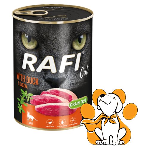 Rafi Cat Grain Free Duck 400g, Vlažna Hrana Sa Pačetinom Za Izbirljive Mačke Cene