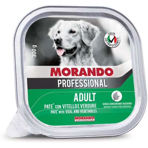 Morando Professional Prof Adult Pate Teletina in zelenjava 300g alu-pak Cene