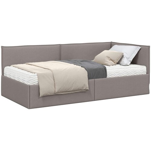 vidaXL Kotni okvir postelje z matrico z vzglavjem 2 pcs Taupe Žamet, (5000162996) Cene