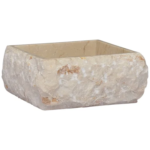  Umivaonik krem 30 x 30 x 13 cm mramorni