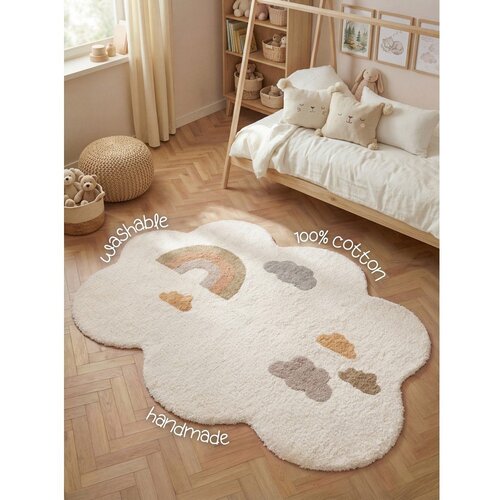 Hanse Home Krem periv/ručno rađen pamučan dječji tepih 140x200 cm Snuggle Willy &amp;ndash; Slike